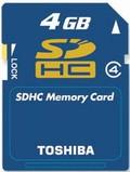 SDHC Toshiba 4GB